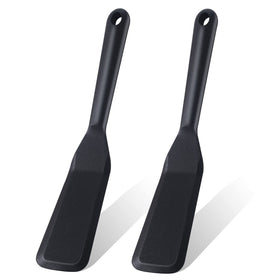 Ecerangus 2-pack silicone thin omelet turners for nonstick pans