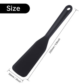 Ecerangus mini silicone spatula with smooth edges for delicate flips
