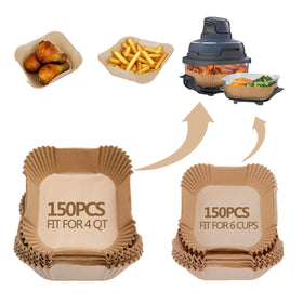 Ecfvtp 300pcs liners pack for Ninja Crispi for easier cleanup.