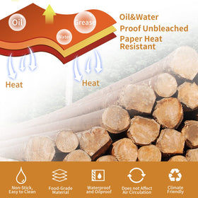 Ecfvtp air fryer liners heat-resistant 450°F compatible with Ninja FG551