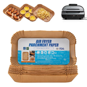 Ecfvtp air fryer liners rectangle 11x6 fit Ninja FG551 for easy cleanup