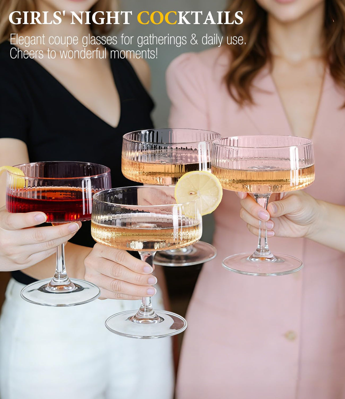 Echubao large-martini-glass with stable base for steady pouring.