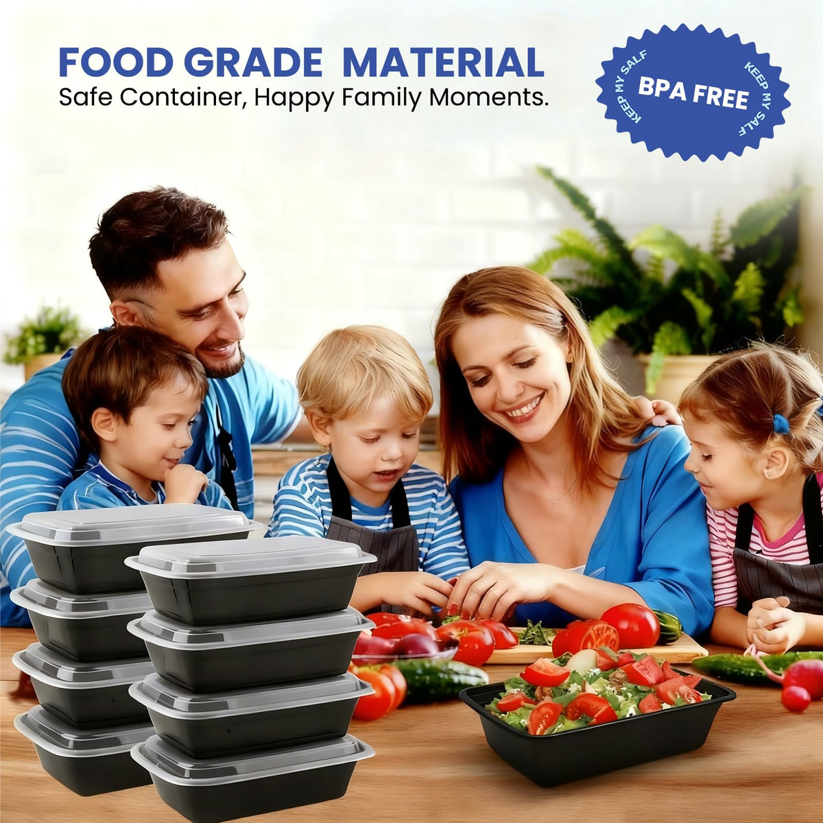 Eco Maicoco leak-proof lids prevent spills in bags or car.