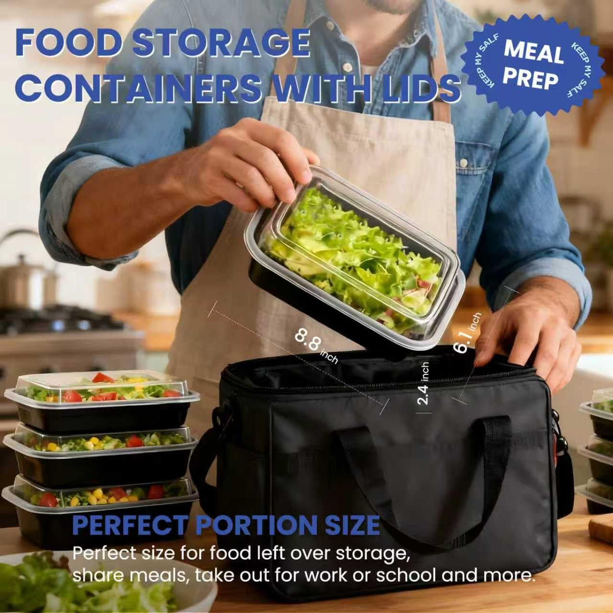 Eco Maicoco leakproof lids ensure secure, spill-free portability for on-the-go meals