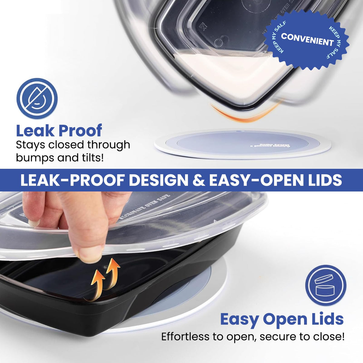 Eco Maicoco microwave and freezer safe design for quick reheating