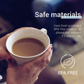 EcoAqua BPA-free, food-grade materials ensure safe daily use