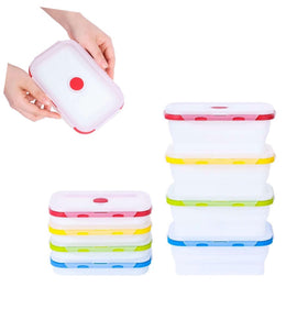 ECOBERI collapsible container collapsed for space saving and compact storage