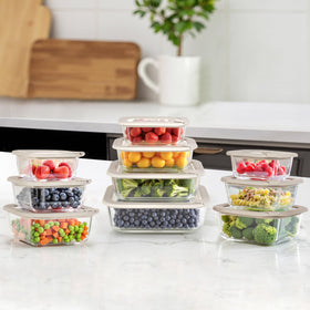EcoEvo dishwasher safe glass containers for easy cleaning