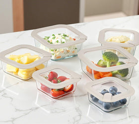 EcoEvo rectangle 35oz container with lid ideal for meal prep