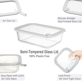EcoEvo square 17oz container with lid ideal for portioned lunches