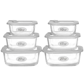 EcoEvo square 27oz container with lid keeps leftovers fresh for meal prep