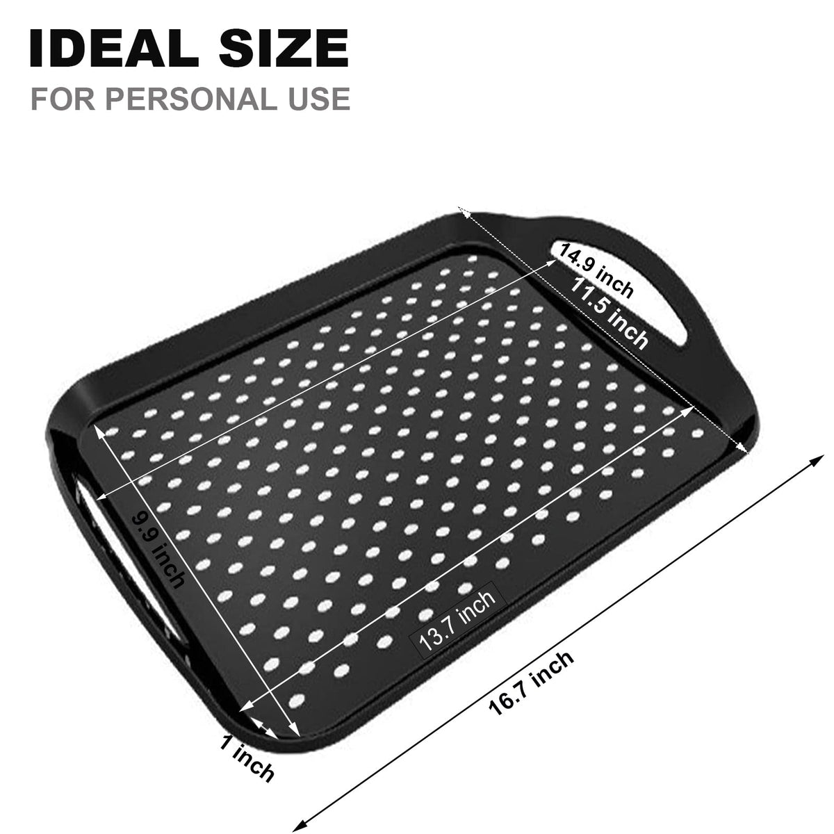 ECOIOU tray underside grip keeps surfaces steady during use