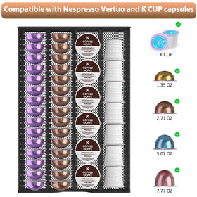 ECOLOVI pod organizer saves counter space while keeping capsules visible.