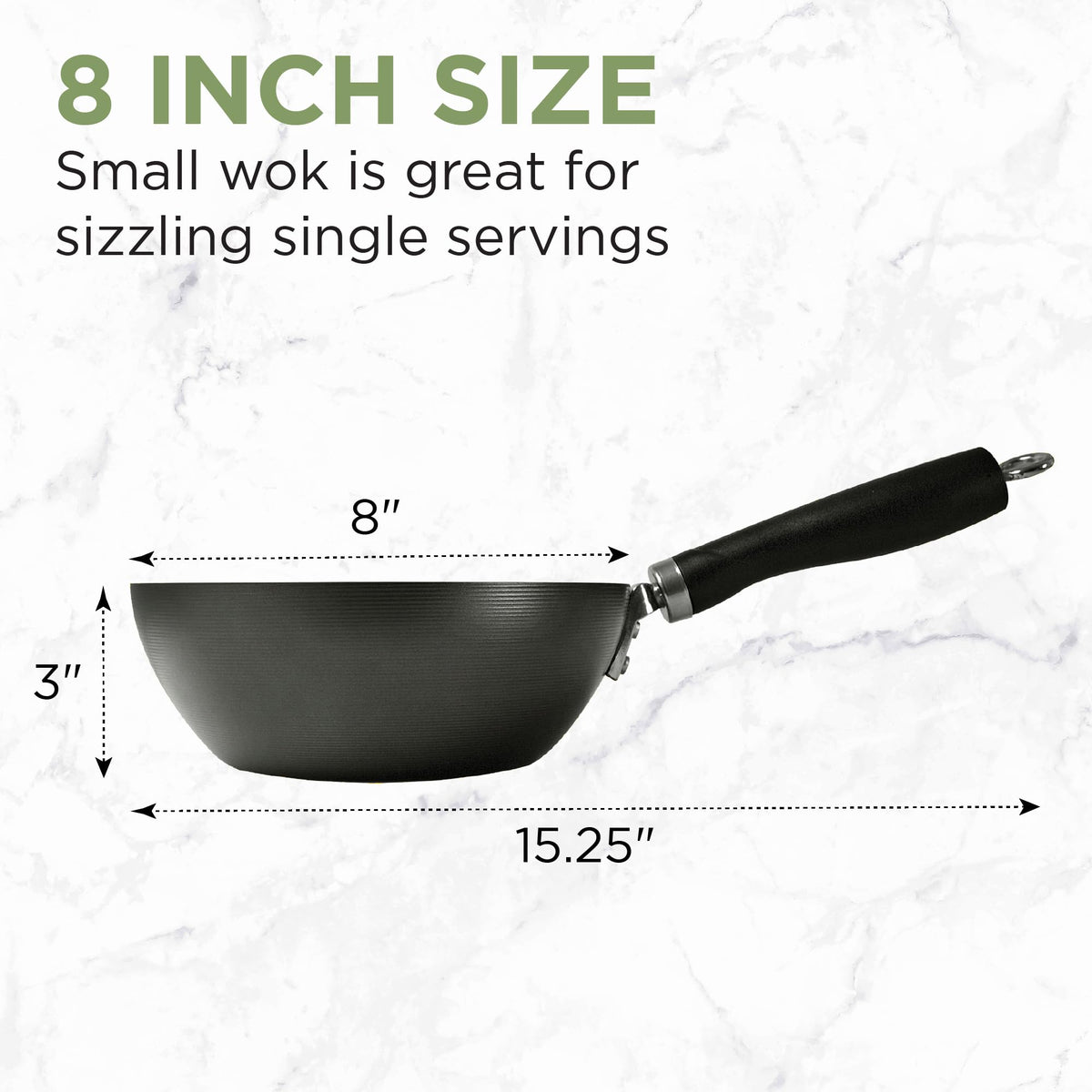Ecolution flat-base design provides stable balance on any burner.