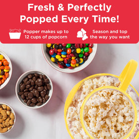 Ecolution Micro-Pop butter-melt lid adds gourmet finish to popcorn.
