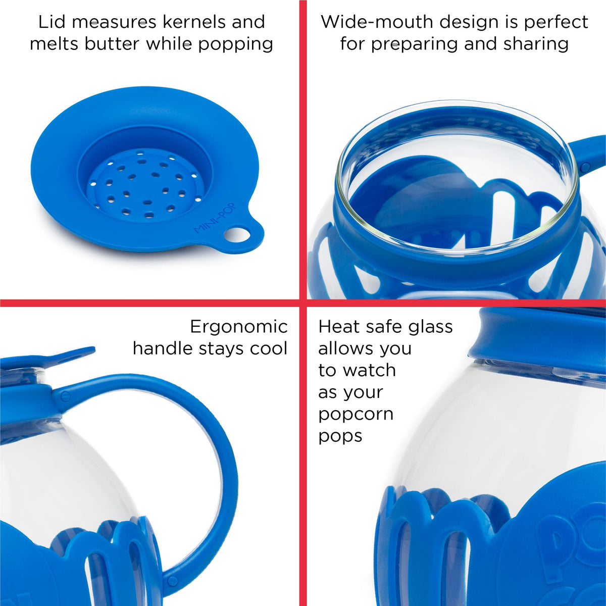 Ecolution Micro-Pop dishwasher-safe design for effortless cleanup.