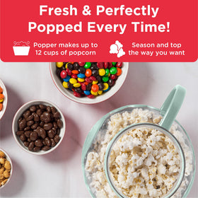 Ecolution Micro-Pop dishwasher-safe design for quick cleanup after snacks.