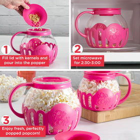 Ecolution Micro-Pop Popper melts butter on demand for gourmet flair.