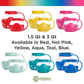 Ecolution Micro-Pop Popper features a wide-mouth design for ease.