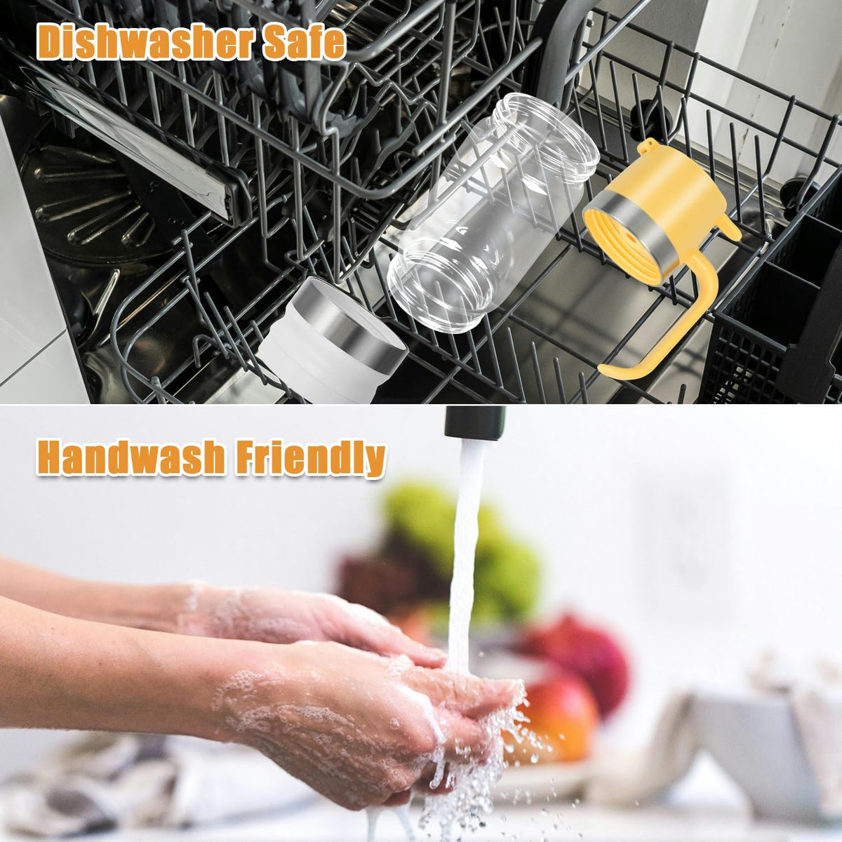 Ecopandy dishwasher safe dispenser for convenient care
