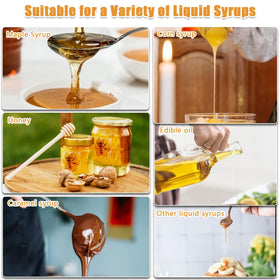 Ecopandy elegant syrup dispenser suitable for drinks and toppings