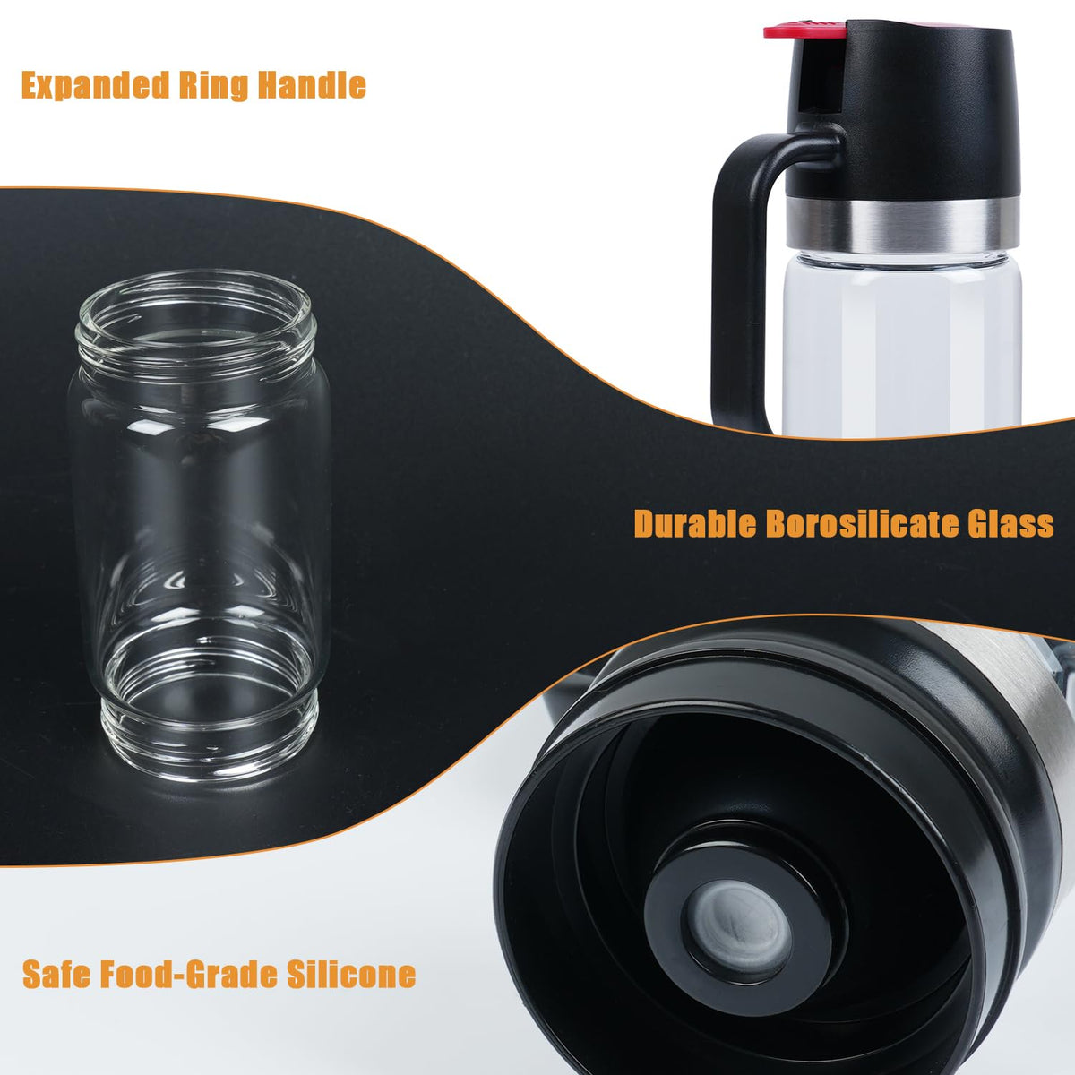 Ecopandy removable caps simplify cleaning and refilling