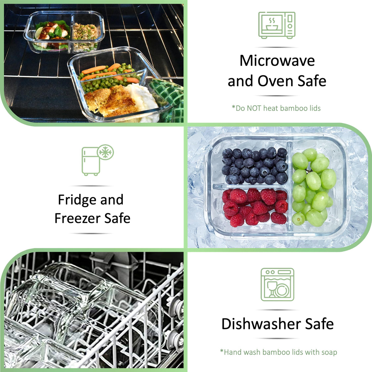 EcoPreps leak-seal vent detail emphasizes freshness and spill prevention.