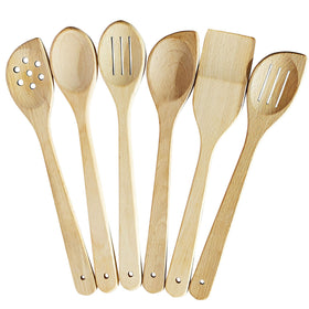 ECOSALL wooden spoons collection for versatile cooking tasks.