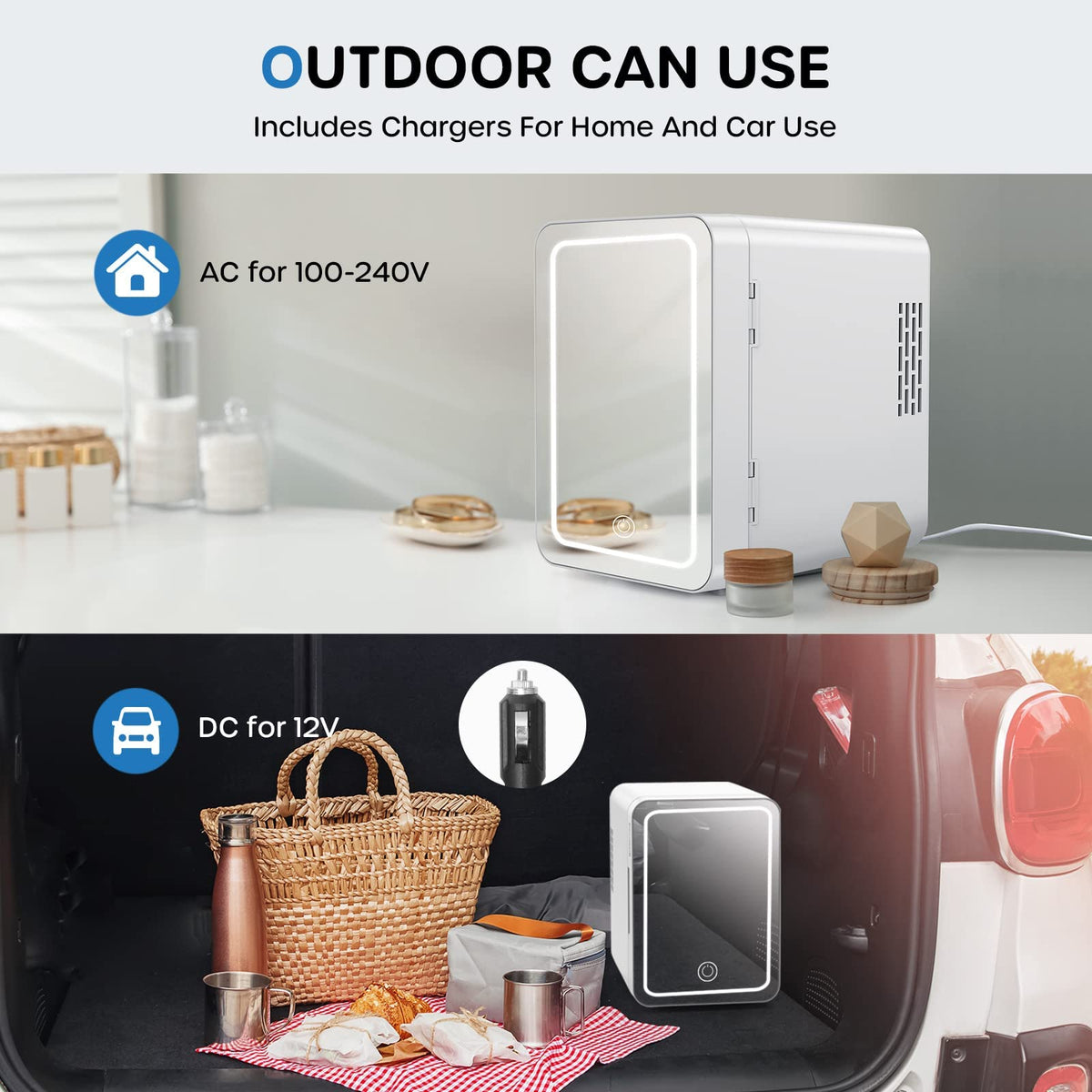 Energy-efficient 42W cooling in the ECOWELL skincare fridge