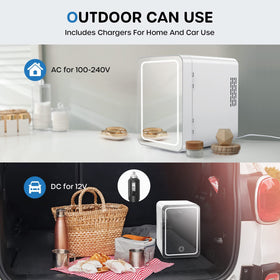 Energy-efficient 42W cooling in the ECOWELL skincare fridge