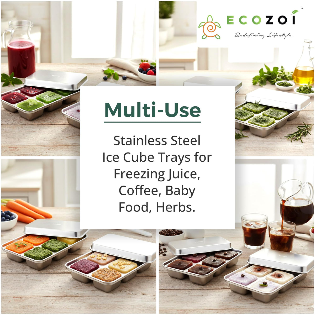 ecozoi packaging uses recycled materials with zero waste goals.
