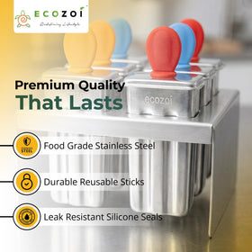 Ecozoi drip catcher prevents mess during unmolding