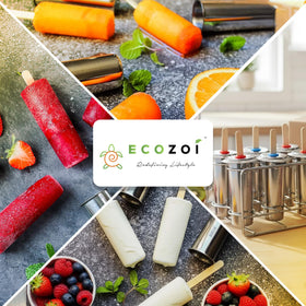 Ecozoi blog recipes for frozen treats using the molds.