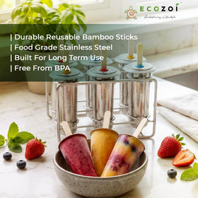 Ecozoi mold release feature shown for quick release and drip catcher.
