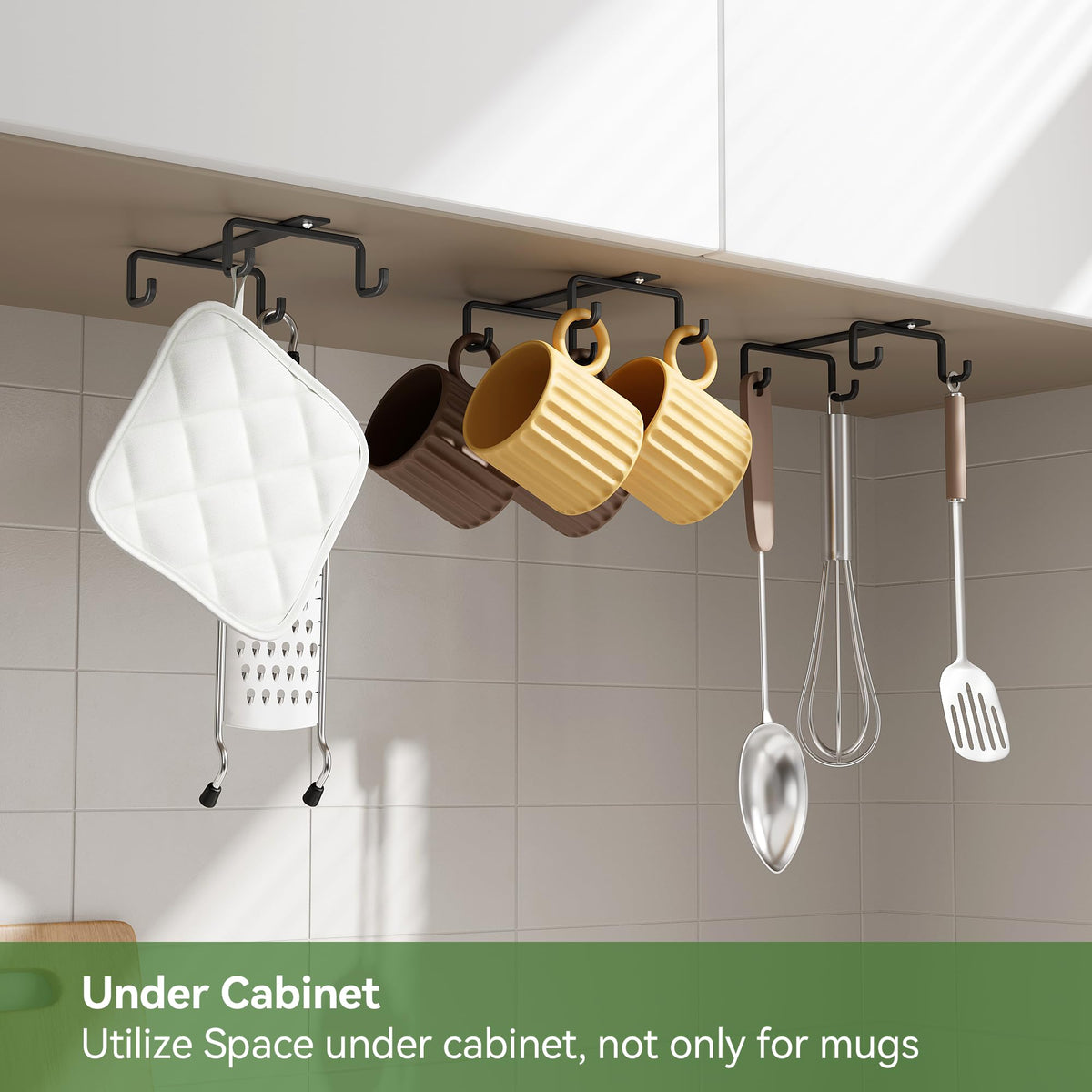 ECROCY mug hooks offer versatile use beyond kitchens.