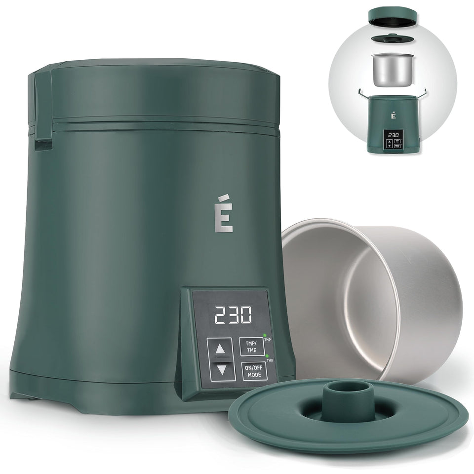 ECRU 2-in-1 herb decarboxylator front view shows compact kitchen device