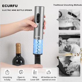 Handheld Ecurfu opener shown during bottle opening