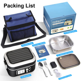 EDCREATY 100W heating delivers fast, even warming for meals.