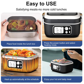 EDCREATY complete set includes utensils and insulated bag for portability.
