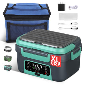 EDCREATY cordless heated lunchbox battery pack enables long heating sessions.