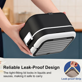 EDCREATY silicone seals provide leak-proof closure during travel.