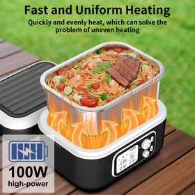 EDCREATY stainless steel inner pot offers rust-proof, safe heating.