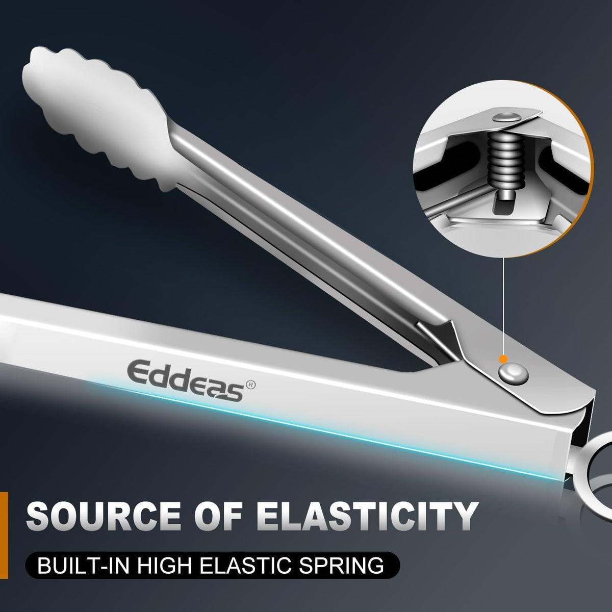 Eddeas locking mechanism and pull-ring for secure operation.