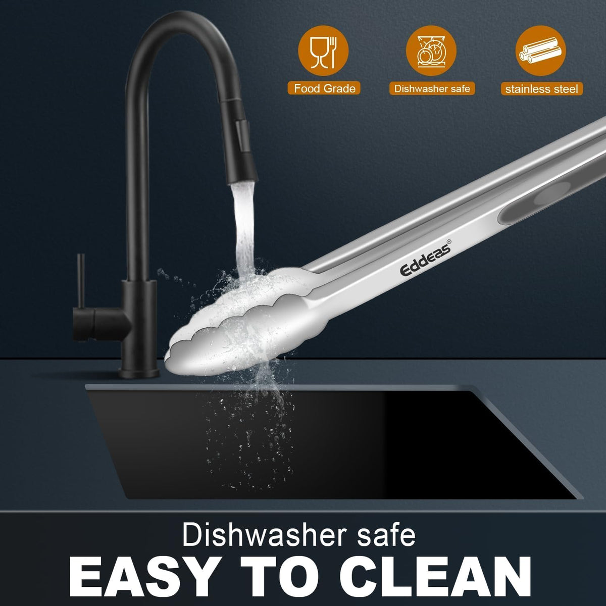 Eddeas dishwasher-safe design allows easy cleanup after cooking.