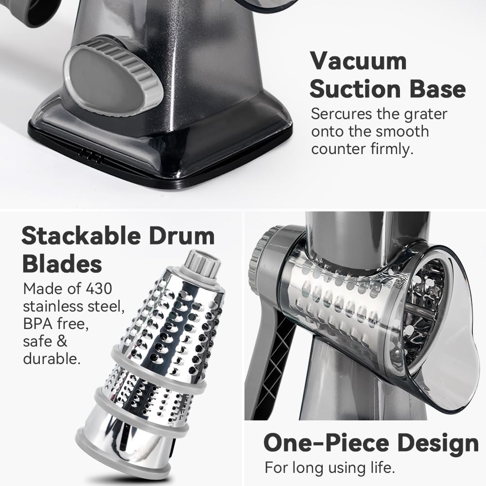 EDEFISY durable 430 stainless steel blades ensure consistent results