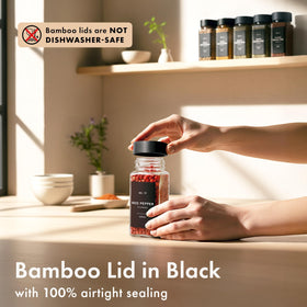 EDELHAUS 240 labels included for quick spice labeling and organization.