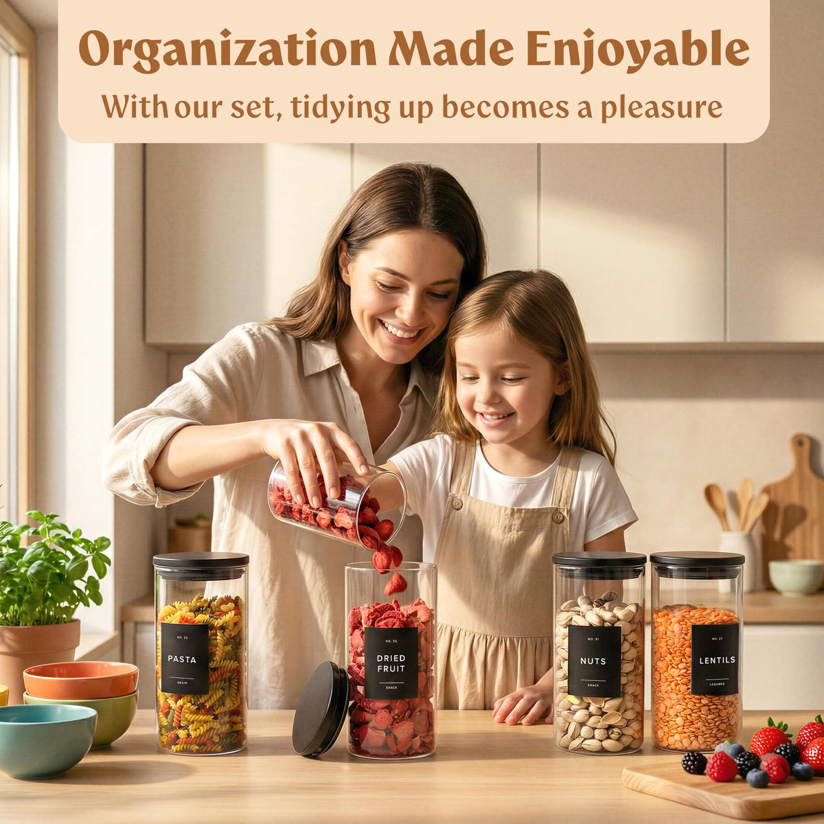 EDELHAUS 54 preprinted labels for quick ingredient identification