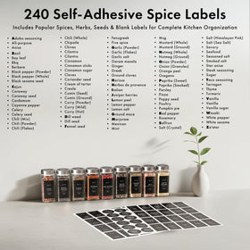 EDELHAUS airtight screw-on lids preserve flavor and protect from moisture