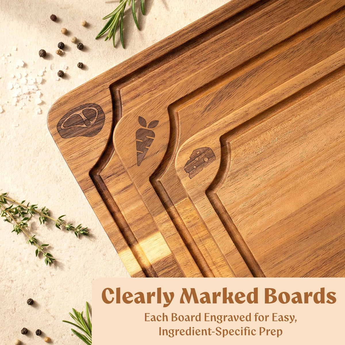 EDELHAUS board used as a stylish charcuterie serving surface