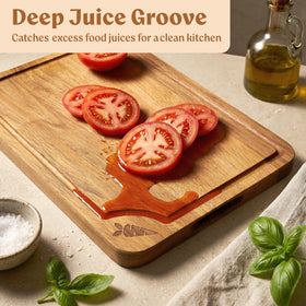 Giftable EDELHAUS cutting boards with natural finish for housewarming